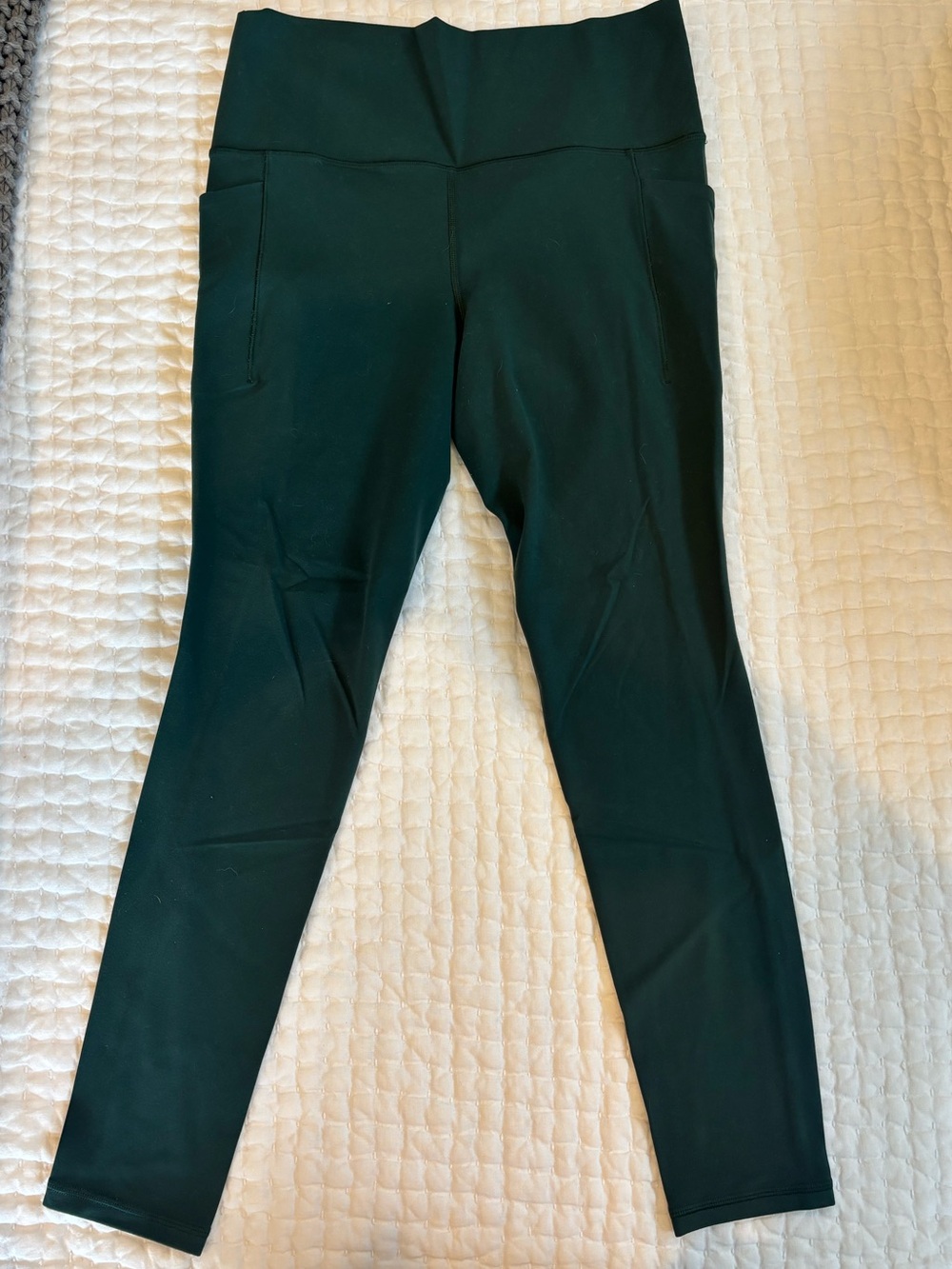 Athleta, Salutation Stash Leggings, dark green